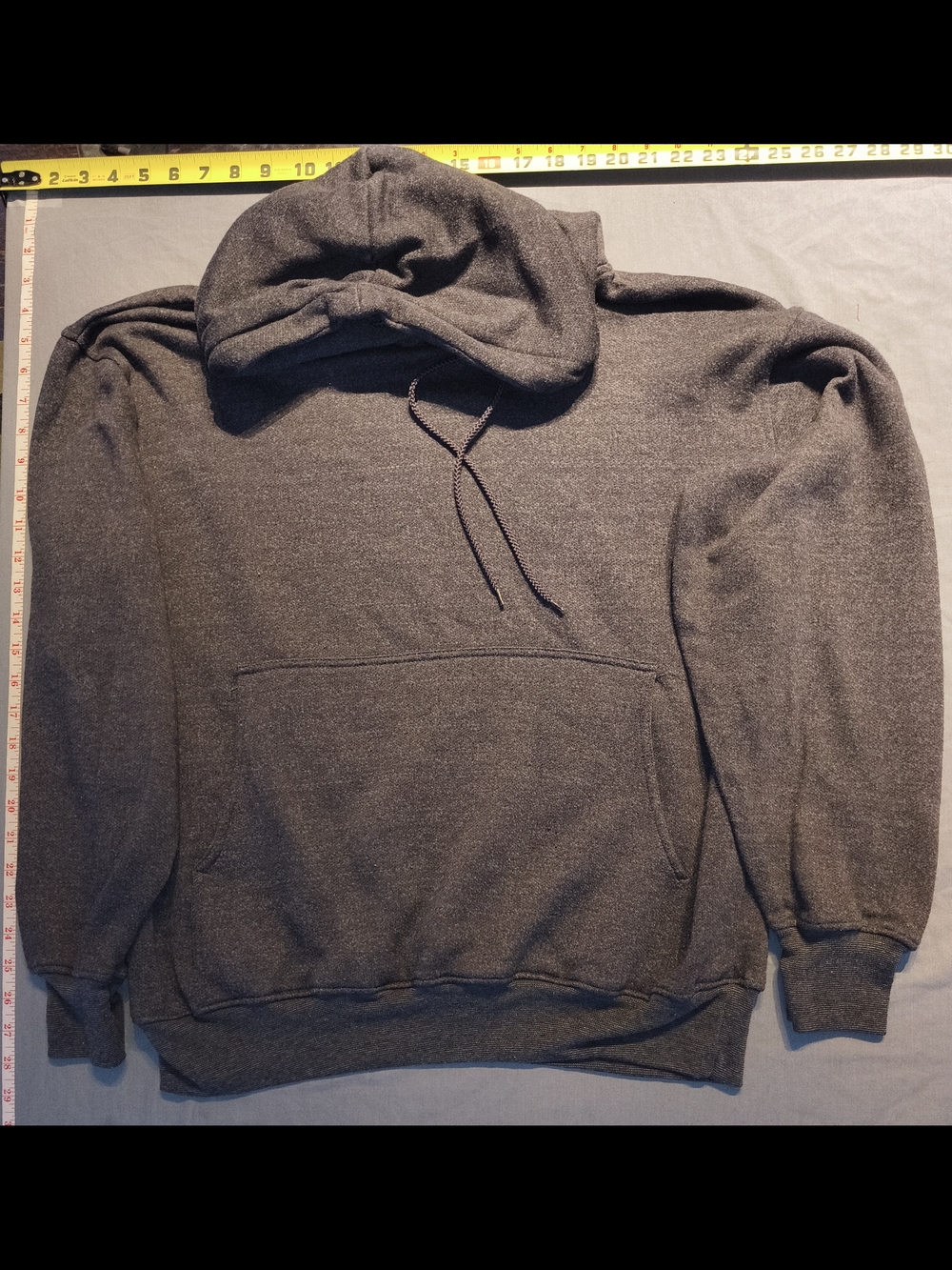 Men's Hooded Pullover Sweatshirt in Charcoal - Classic Casual Hoodie